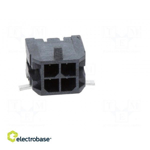 Socket | wire-board | male | Micro-Fit 3.0 | 3mm | PIN: 4 | Glow-Wire | SMT image 9