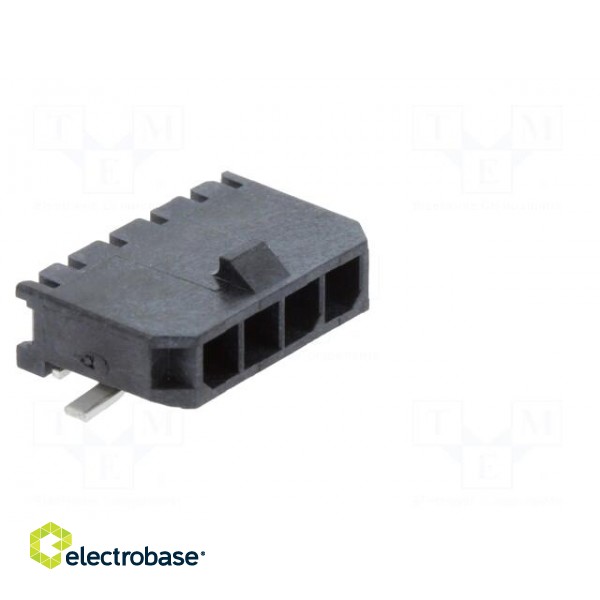 Socket | wire-board | male | Micro-Fit 3.0 | 3mm | PIN: 4 | Glow-Wire | SMT image 8