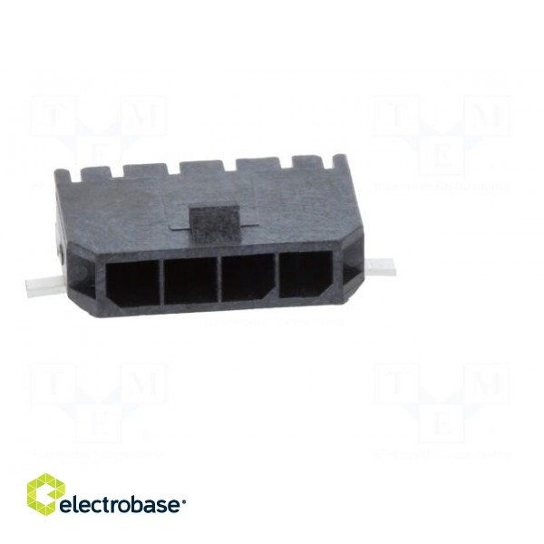 Socket | wire-board | male | Micro-Fit 3.0 | 3mm | PIN: 4 | Glow-Wire | SMT image 9