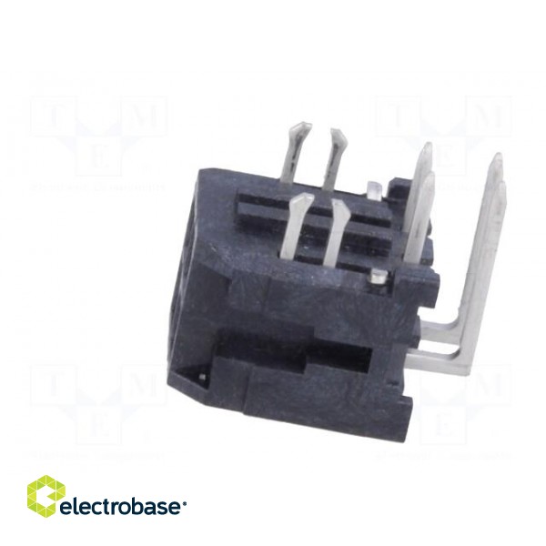 Socket | wire-board | male | Micro-Fit 3.0 | 3mm | PIN: 4 | THT | 5A | 600V image 3