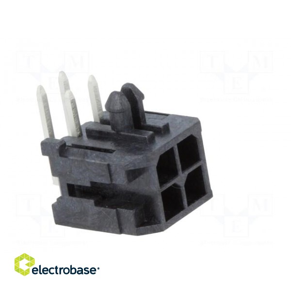 Socket | wire-board | male | Micro-Fit 3.0 | 3mm | PIN: 4 | THT | 5A | 600V image 8