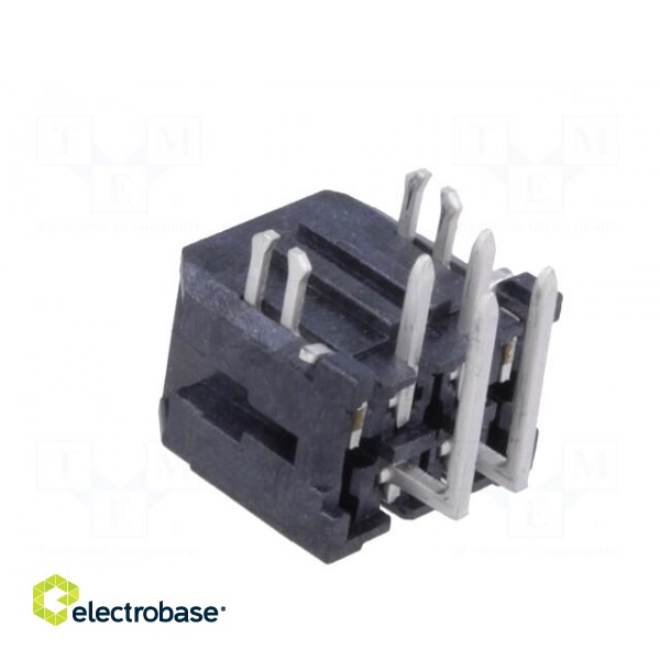 Socket | wire-board | male | Micro-Fit 3.0 | 3mm | PIN: 4 | THT | 5A | 600V image 4