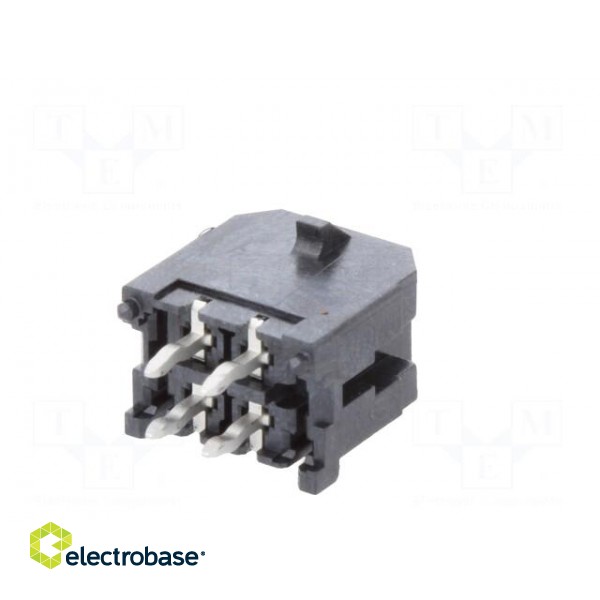 Socket | wire-board | male | Micro-Fit 3.0 | 3mm | PIN: 4 | THT | 5A | 600V image 6