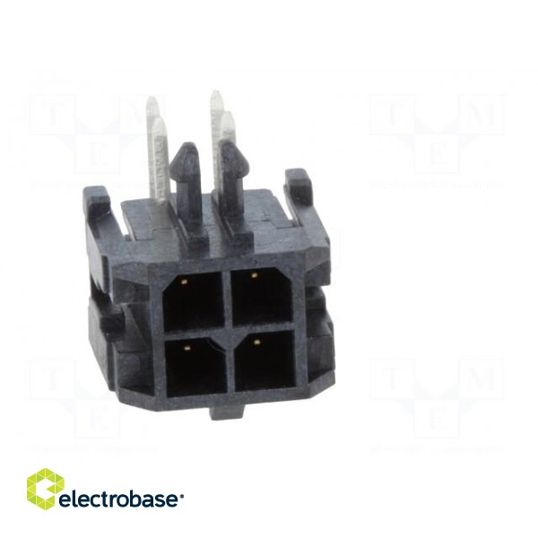 Socket | wire-board | male | Micro-Fit 3.0 | 3mm | PIN: 4 | THT | 5A | 600V image 9