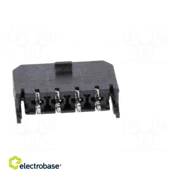 Socket | wire-board | male | Micro-Fit 3.0 | 3mm | PIN: 4 | THT | 5A | tinned фото 5