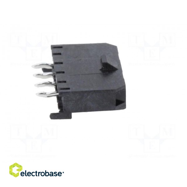 Socket | wire-board | male | Micro-Fit 3.0 | 3mm | PIN: 4 | THT | 5A | tinned image 7