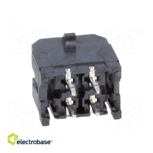 Socket | wire-board | male | Micro-Fit 3.0 | 3mm | PIN: 4 | THT | 5A | tinned image 5