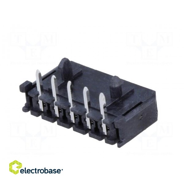 Socket | wire-board | male | Micro-Fit 3.0 | 3mm | PIN: 5 | THT | 5A | tinned image 6