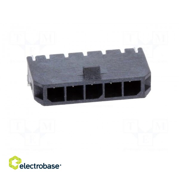 Socket | wire-board | male | Micro-Fit 3.0 | 3mm | PIN: 5 | THT | 5A | tinned image 9