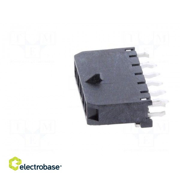 Socket | wire-board | male | Micro-Fit 3.0 | 3mm | PIN: 5 | THT | 5A | tinned image 3