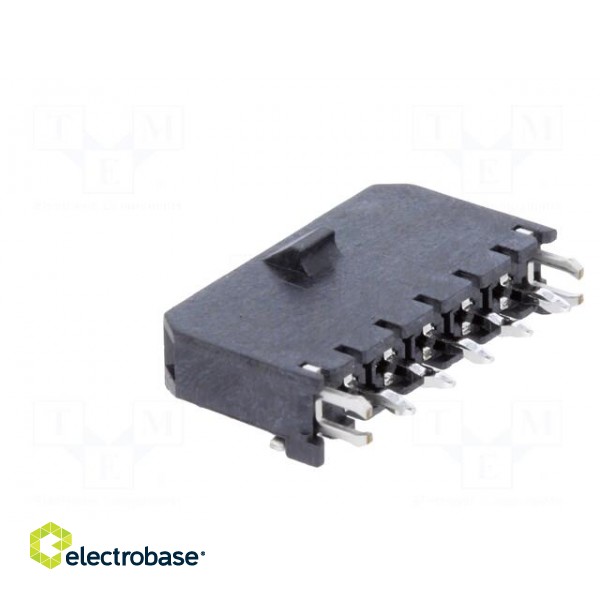 Socket | wire-board | male | Micro-Fit 3.0 | 3mm | PIN: 5 | THT | 5A | tinned image 4