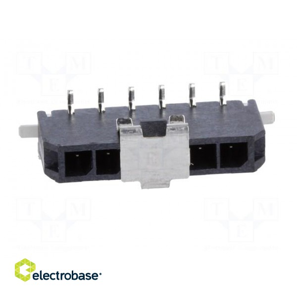 Socket | wire-board | male | Micro-Fit 3.0 | 3mm | PIN: 6 | SMT | 5A | tinned image 9
