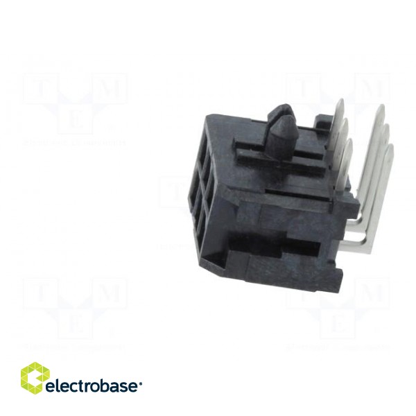 Socket | wire-board | male | Micro-Fit 3.0 | 3mm | PIN: 6 | THT | 5A | 600V image 3