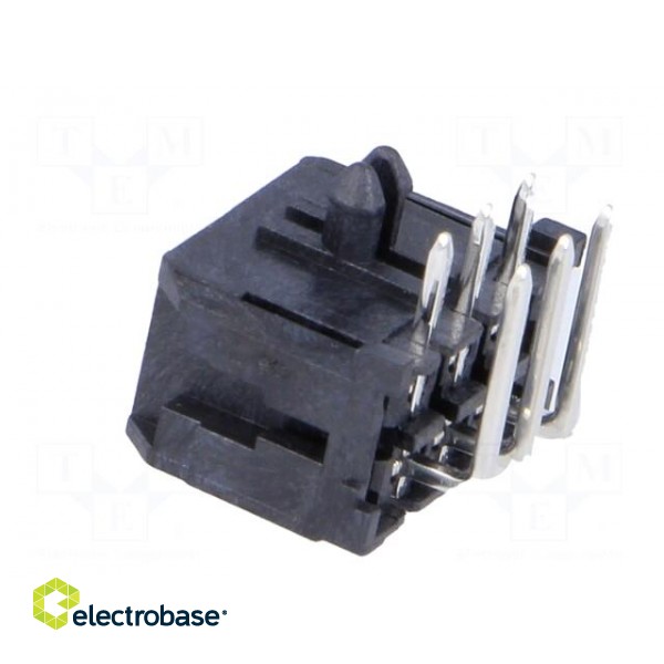 Socket | wire-board | male | Micro-Fit 3.0 | 3mm | PIN: 6 | THT | 5A | tinned image 4