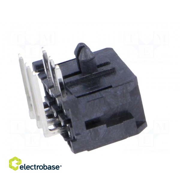 Socket | wire-board | male | Micro-Fit 3.0 | 3mm | PIN: 6 | THT | 5A | tinned image 7