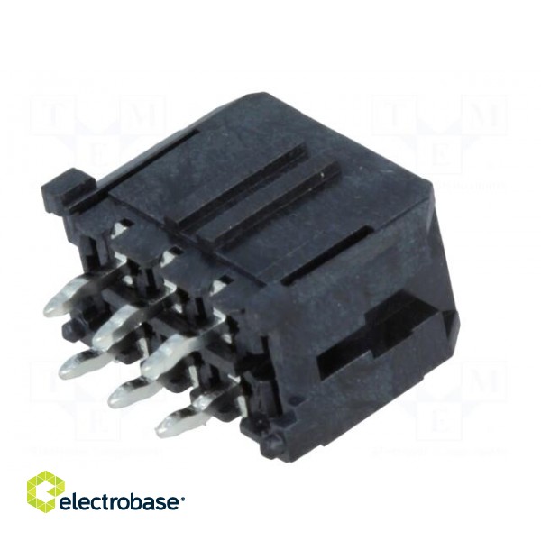 Socket | wire-board | male | Micro-Fit 3.0 | 3mm | PIN: 6 | THT | 5A | tinned image 6