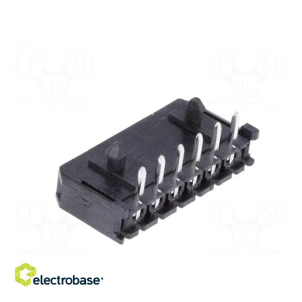 Socket | wire-board | male | Micro-Fit 3.0 | 3mm | PIN: 6 | THT | 5A | tinned image 4