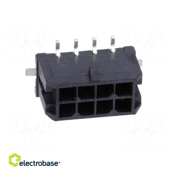Socket | wire-board | male | Micro-Fit 3.0 | 3mm | PIN: 8 | Glow-Wire | SMT image 9