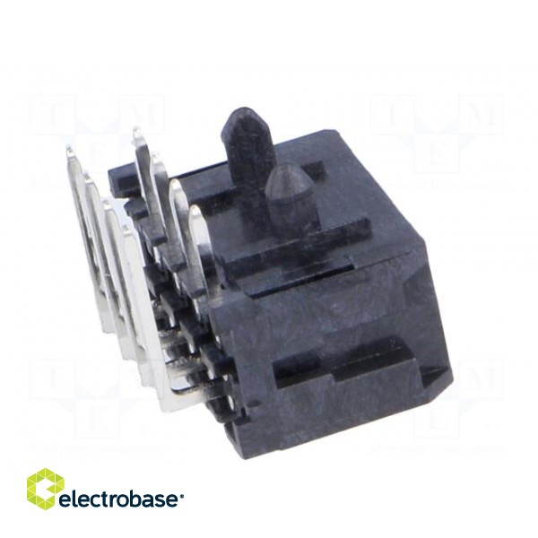 Socket | wire-board | male | Micro-Fit 3.0 | 3mm | PIN: 8 | THT | 5A | tinned image 7