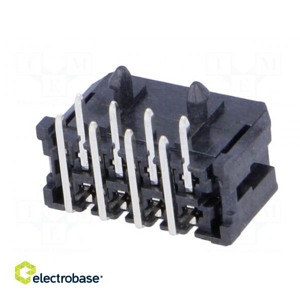 Socket | wire-board | male | Micro-Fit 3.0 | 3mm | PIN: 8 | THT | 5A | tinned image 6