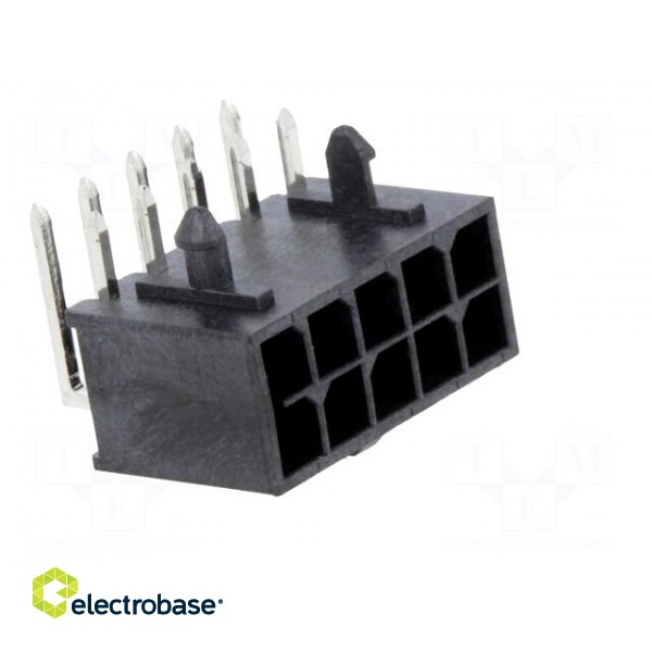 Socket | wire-board | male | Micro-Fit+ | 3mm | PIN: 10 | with contacts image 8
