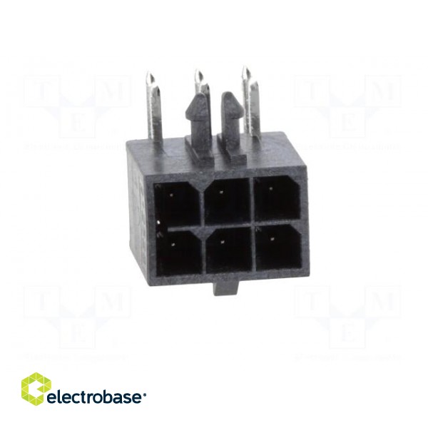 Socket | wire-board | male | Micro-Fit+ | 3mm | PIN: 6 | with contacts image 9