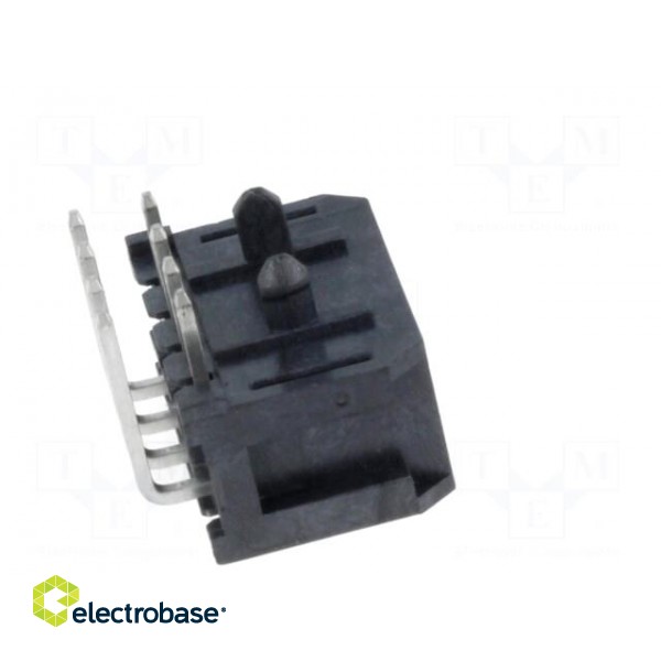 Socket | wire-board | male | Minitek Pwr 3.0 | 3mm | PIN: 8 | PCB snap-in image 7