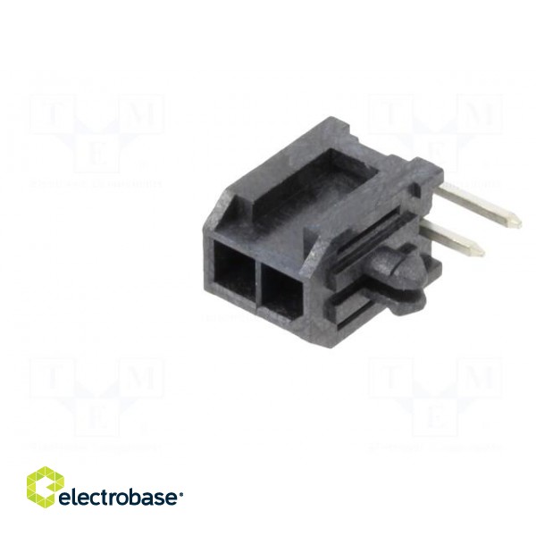 Socket | wire-board | male | Minitek® Pwr 3.0 | 3mm | PIN: 2 | THT | 5A paveikslėlis 2