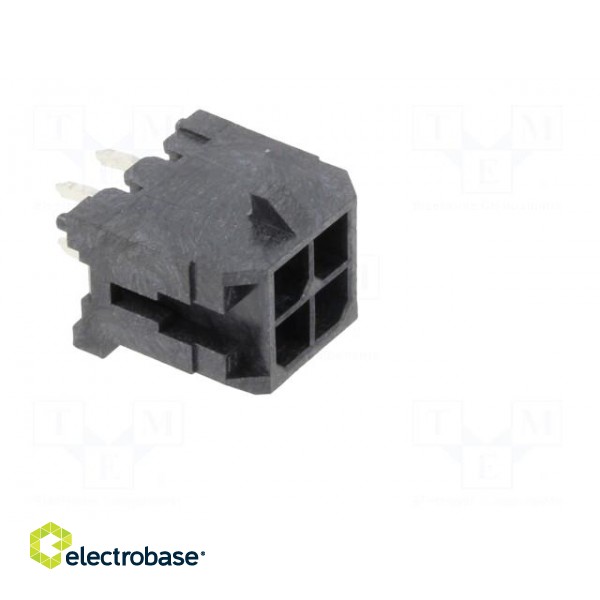 Socket | wire-board | male | Minitek® Pwr 3.0 | 3mm | PIN: 4 | THT | 5A image 8