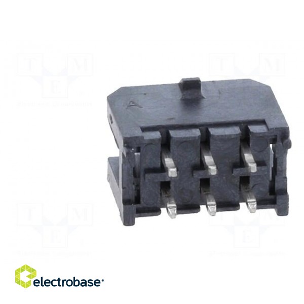 Socket | wire-board | male | Minitek® Pwr 3.0 | 3mm | PIN: 6 | THT | 5A paveikslėlis 5