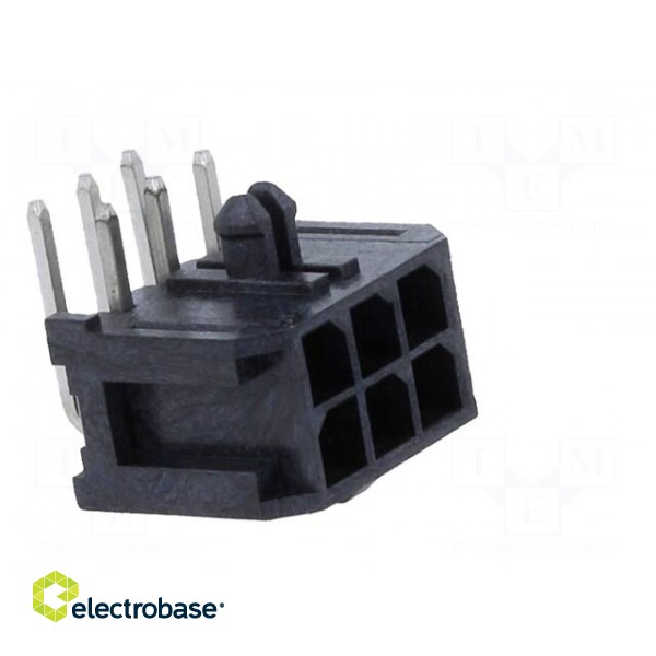 Socket | wire-board | male | Minitek® Pwr 3.0 | 3mm | PIN: 6 | THT | 5A image 8