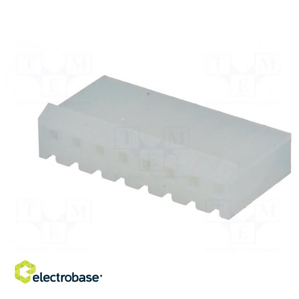 Plug | wire-board | female | 3.96mm | PIN: 8 | w/o contacts | for cable paveikslėlis 2