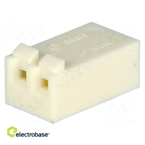 Plug | wire-board | female | KK 396 | 3.96mm | PIN: 2 | w/o contacts image 1