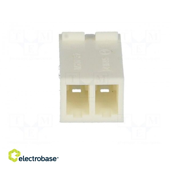 Plug | wire-board | female | KK 396 | 3.96mm | PIN: 2 | w/o contacts paveikslėlis 5