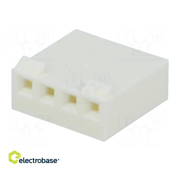 Plug | wire-board | female | KK 396 | 3.96mm | PIN: 4 | w/o contacts image 2