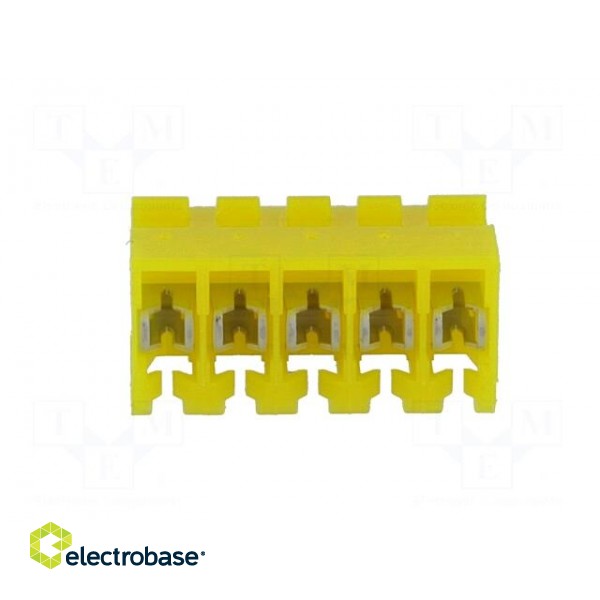 Plug | wire-board | female | MTA-156 | 3.96mm | PIN: 5 | IDC | for cable paveikslėlis 5