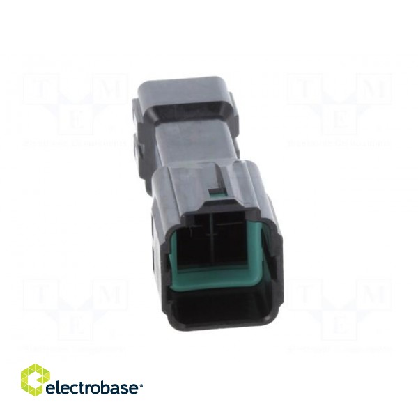 Plug | wire-wire | male | DF63W | 3.96mm | PIN: 4 | w/o contacts | straight image 9