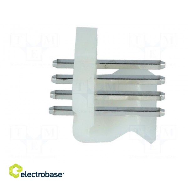Socket | wire-board | male | 3.96mm | PIN: 4 | THT | 250V | 5A | tinned paveikslėlis 7