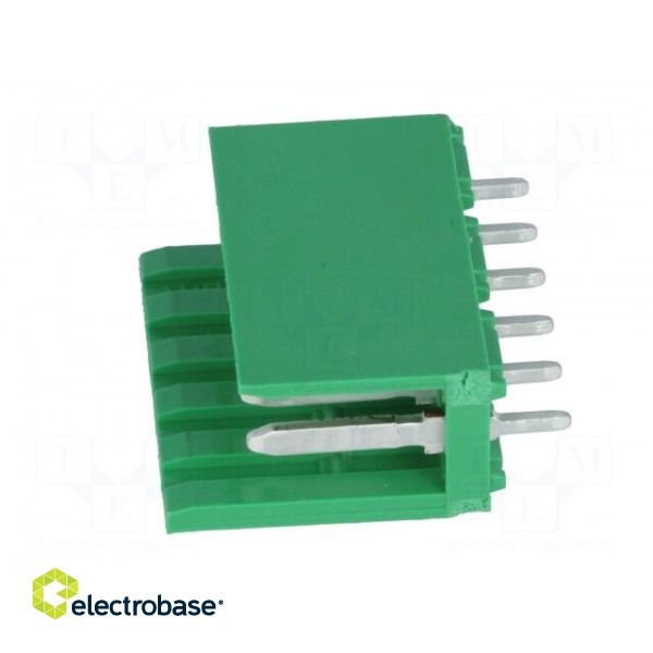 Socket | wire-board | male | AMPMODU MOD I | 3.96mm | PIN: 6 | THT | tinned image 3