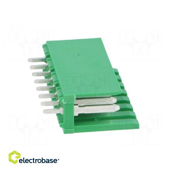 Socket | wire-board | male | AMPMODU MOD I | 3.96mm | PIN: 8 | THT | tinned image 7