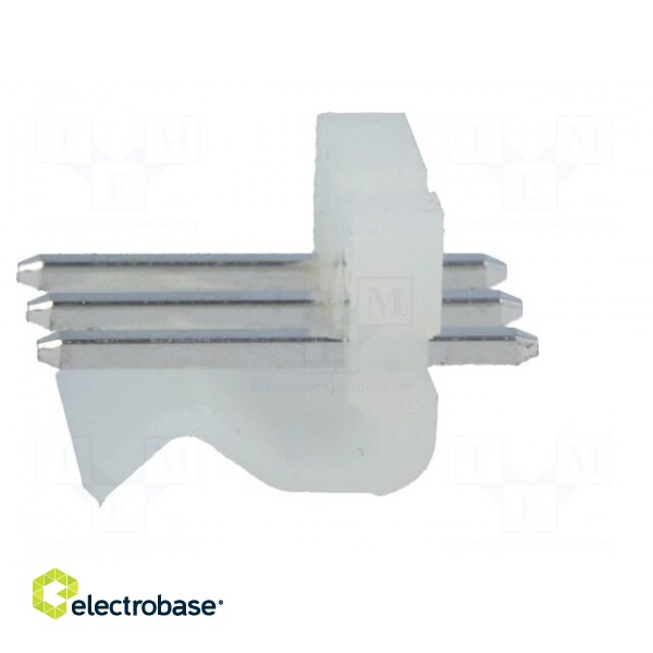 Socket | wire-board | male | KK 396,SPOX | 3.96mm | PIN: 3 | THT image 3