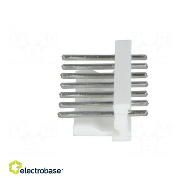Socket | wire-board | male | MTA-156 | 3.96mm | PIN: 7 | round contacts фото 3