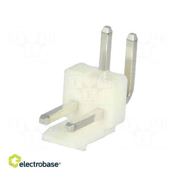 Socket | wire-board | male | NS39 | 3.96mm | PIN: 2 | THT | 250V | 7A | tinned paveikslėlis 1