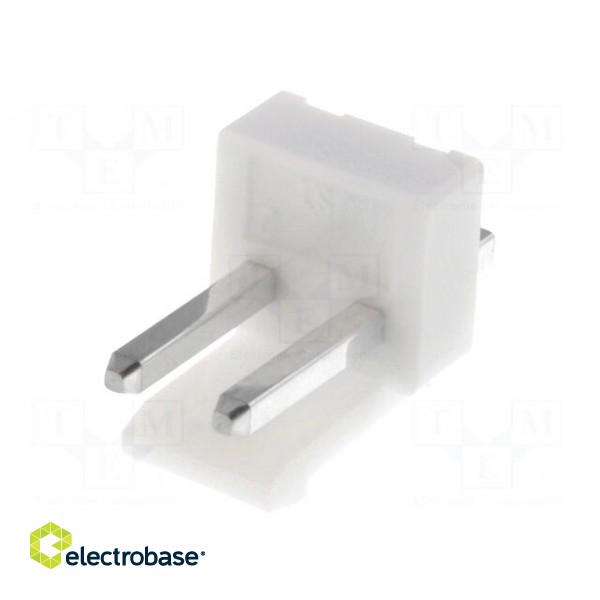 Socket | wire-board | male | VH | 3.96mm | PIN: 2 | THT | 250V | 10A | -25÷85°C image 1