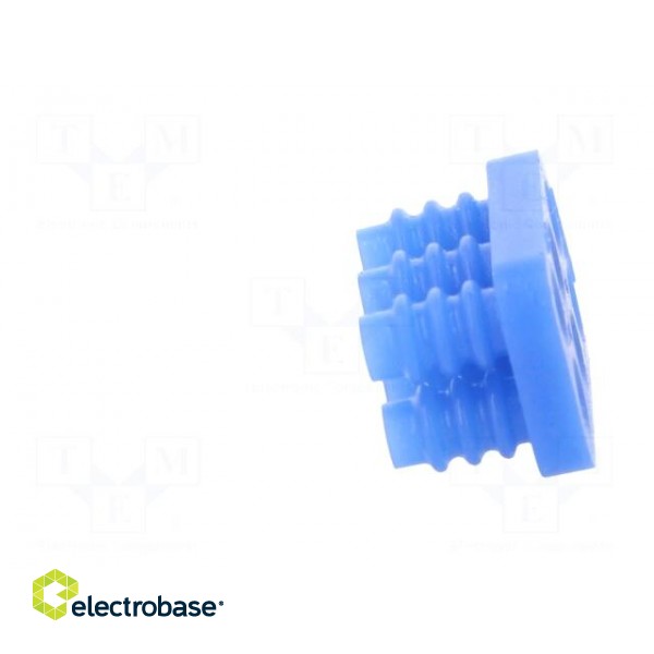 Gasket for wire | Mini Universal MATE-N-LOK | 4.14mm | PIN: 6 | blue фото 3