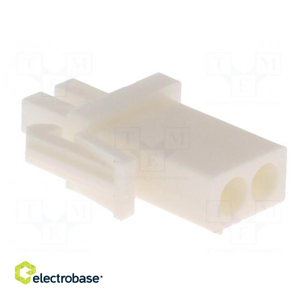 Plug | wire-wire | female | Mini Universal MATE-N-LOK | 4.14mm | PIN: 2 image 4