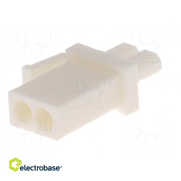 Plug | wire-wire | female | Mini Universal MATE-N-LOK | 4.14mm | PIN: 2 image 6