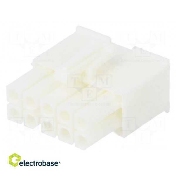 Plug | wire-wire | female | Mini Universal MATE-N-LOK | 4.14mm | 600V image 1