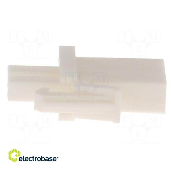 Plug | wire-wire | female | Mini Universal MATE-N-LOK | 4.14mm | PIN: 2 image 3