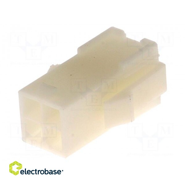 Plug | wire-wire/PCB | male | Mini Universal MATE-N-LOK | 4.14mm image 1